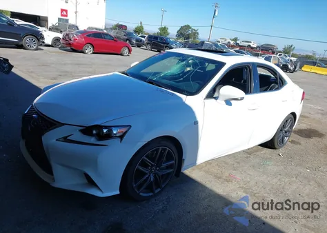 2015 Lexus Is 350 из США, поврежденный, VIN JTHBE1D22F5019297